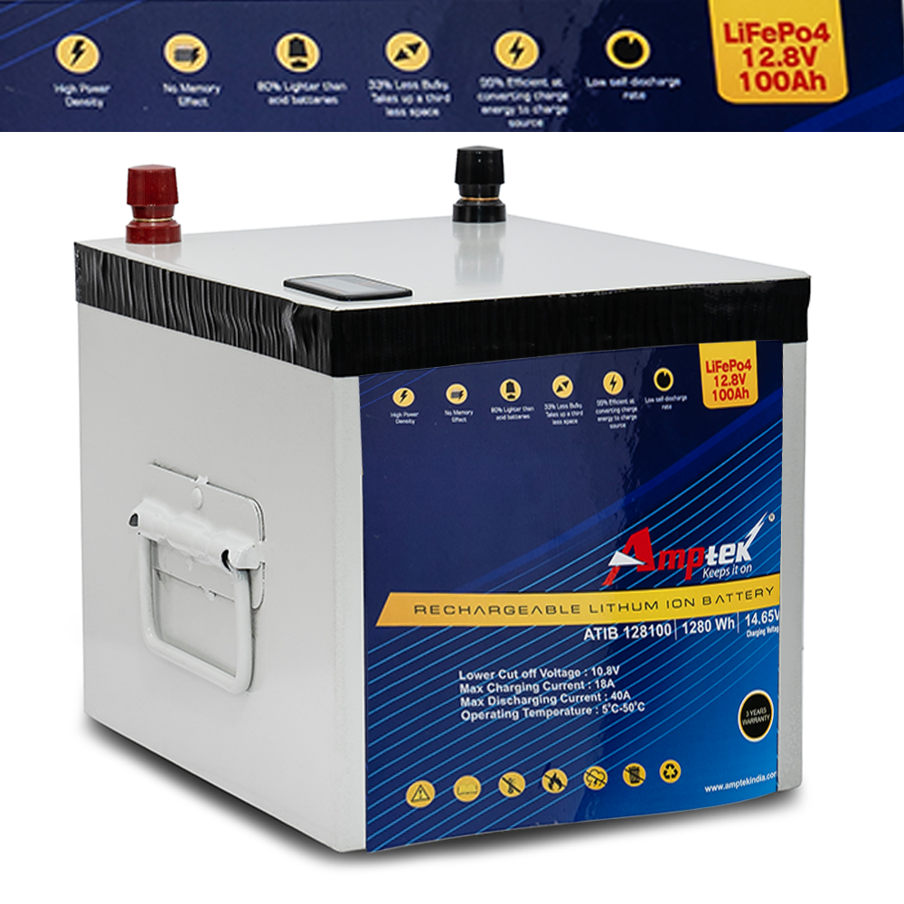 SOLAR STREET LIGHTS	12.8V 100AH Manufacturer in India